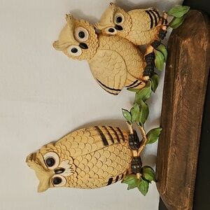 Homco Owl Hangings